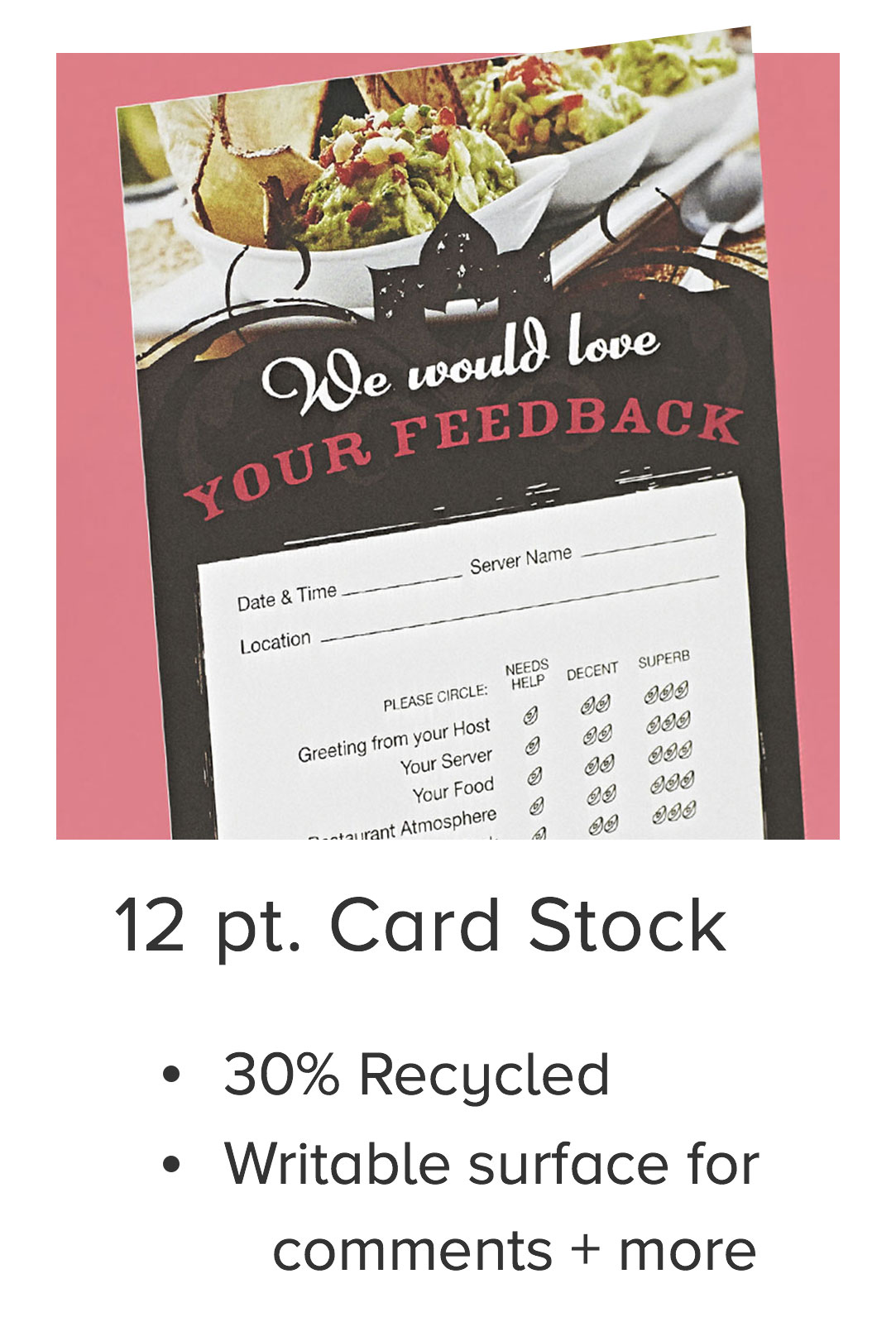 cardstock flyers